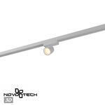 Превью фото №1  NOVOTECH 359809 PORT NT25 278 белый Светильник трековый однофазный трехжильный IP20 LED 10W 180-265V 3000К SOLETTE