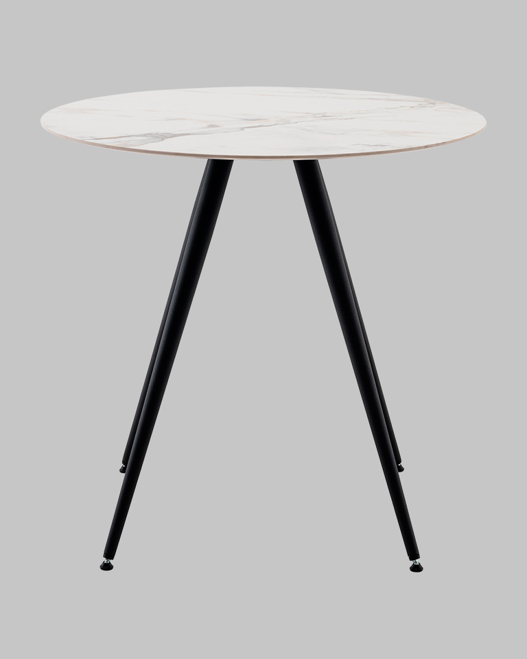 Фото №6  Стол Ники круглый столешница керамика Ice Jade 800