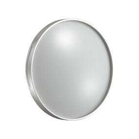 Фото SONEX 2076/DL PALE SN 000 Светильник пластик/белый/серебристый LED 48Вт 3000-6300K D390 IP43 пульт ДУ GETA SILVER