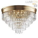 Превью фото №1  Люстра LUMION 5257/8C CLASSI LN26 119 латунь/хрусталь металл/прозрачный Люстра потолочная Е14 8*40W 220V ZAHA