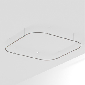 Фото Arlight Основание ART-APRIORI-QUADRAT-SOFT-ROD-400-3500x3500 (TN) ( IP20 Металл, 3 года)