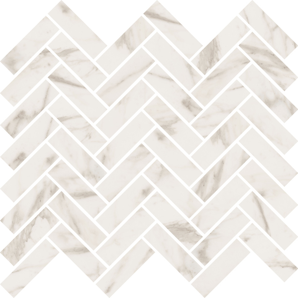 Фото №1  Мозаика ABK Мозаика SENSI MOS CHEVRON CALACATTA SELECT 30X30