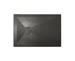 Превью фото №1  UPC810 / UPCM810 Althea душевой поддон 80х100, 3 см  Матовый черный Plus-Ton®