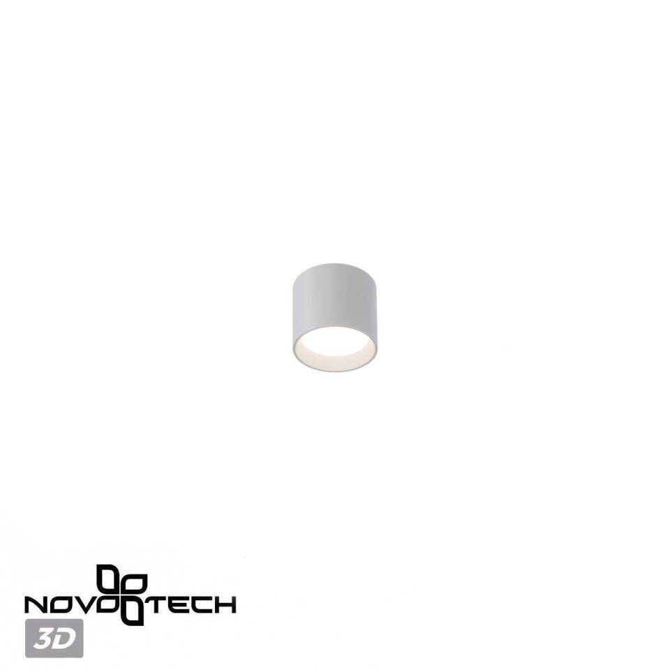 Фото №7  NOVOTECH 359592 OVER NT25 000 белый Светильник накладной светодиодный с переключ. цв. температуры IP20 LED 6W 220-240V 3000К\4000К\6000К ORBIS