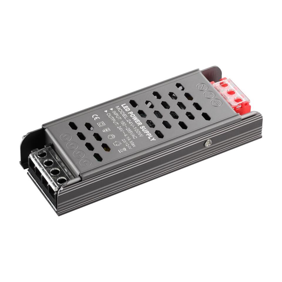 Фото №2  NOVOTECH 359454 DRIVE NT24 096 серый Драйвер IP20 100W 24V EASY