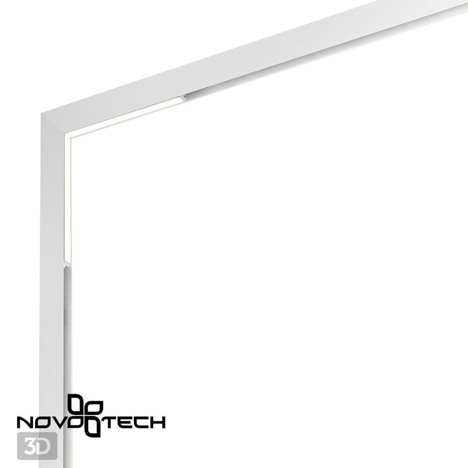 Фото №6  NOVOTECH 358607 SHINO NT21 155 белый Трековый светильник для низковольного шинопровода IP20 LED 4000K 24W 48V FLUM
