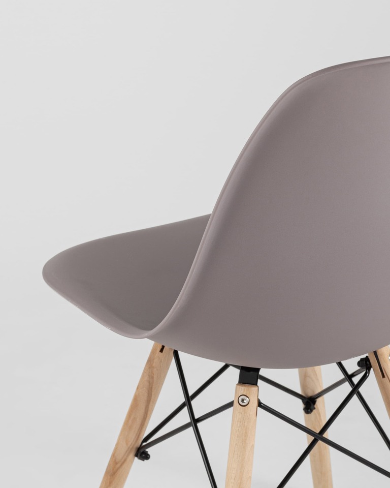 Фото №10  Стул Eames Style DSW темно-серый x4 (разборный каркас)