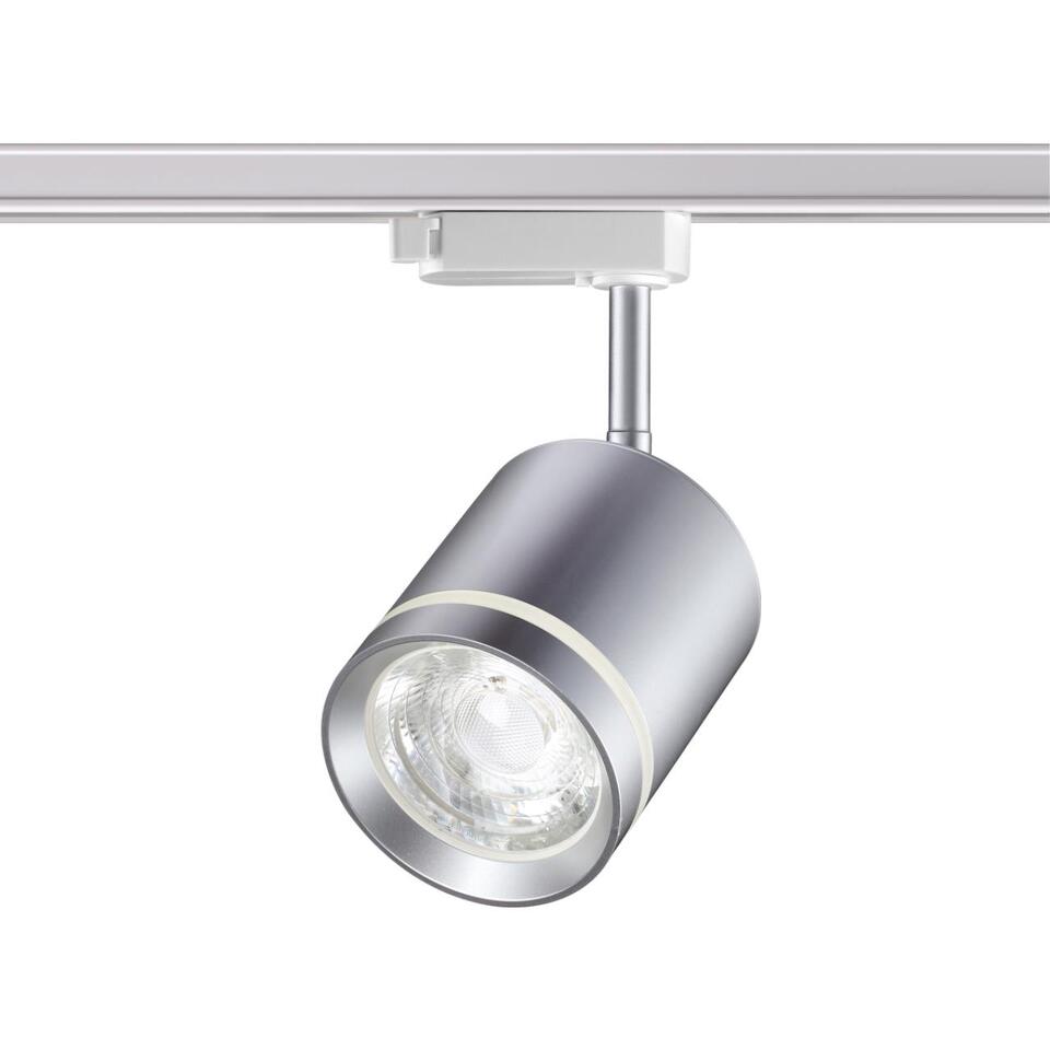 Фото №7  NOVOTECH 358803 PORT NT21 236 серебро Светильник трековый однофазный трехжильный IP20 LED 15W 1300Лм 4000K 85-265V ARUM