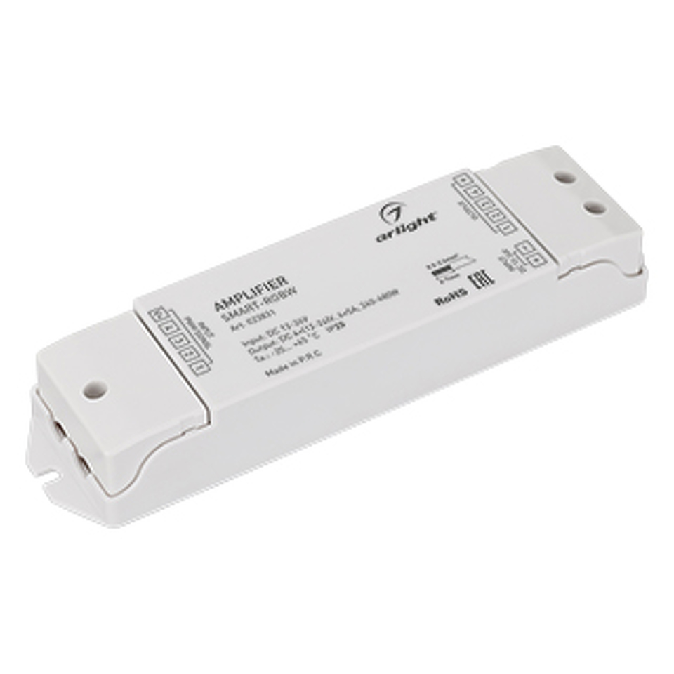 Фото №1  Arlight Усилитель SMART-RGBW (12-24V, 4x5A) ( IP20 Пластик, 5 лет)