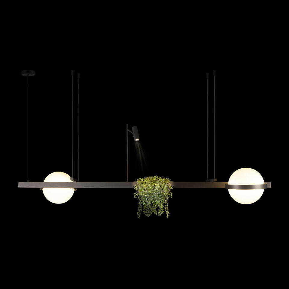 Фото №6  Подвесной светильник 10121/D Dark grey Подвесной светильник LOFT IT Jardin