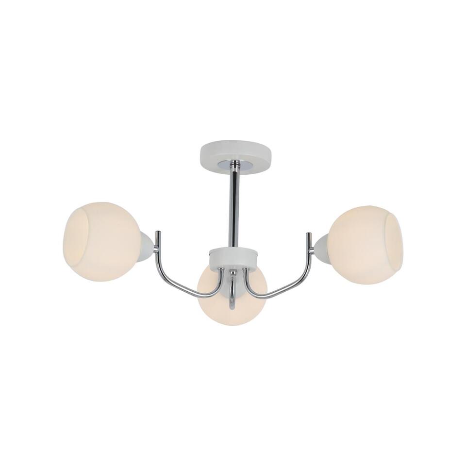 Фото №3  Люстра LUMION 5641/3C COMFI LN23 000  белый, хром Люстра потолочная E27 3*60W 220V BLISS