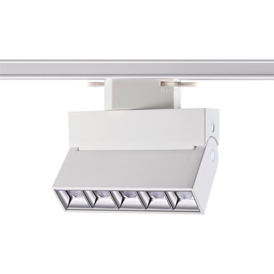 Фото №3  NOVOTECH 358666 PORT NT21 234 белый Светильник трековый однофазный трехжильный IP33 LED 4000K 13W 110-265V EOS