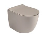 Превью фото №1  Унитаз 40375R Althea Cover Rimless Plus+Ton унитаз подвесной 52x36 см  Матовый бежевый Plus-Ton®