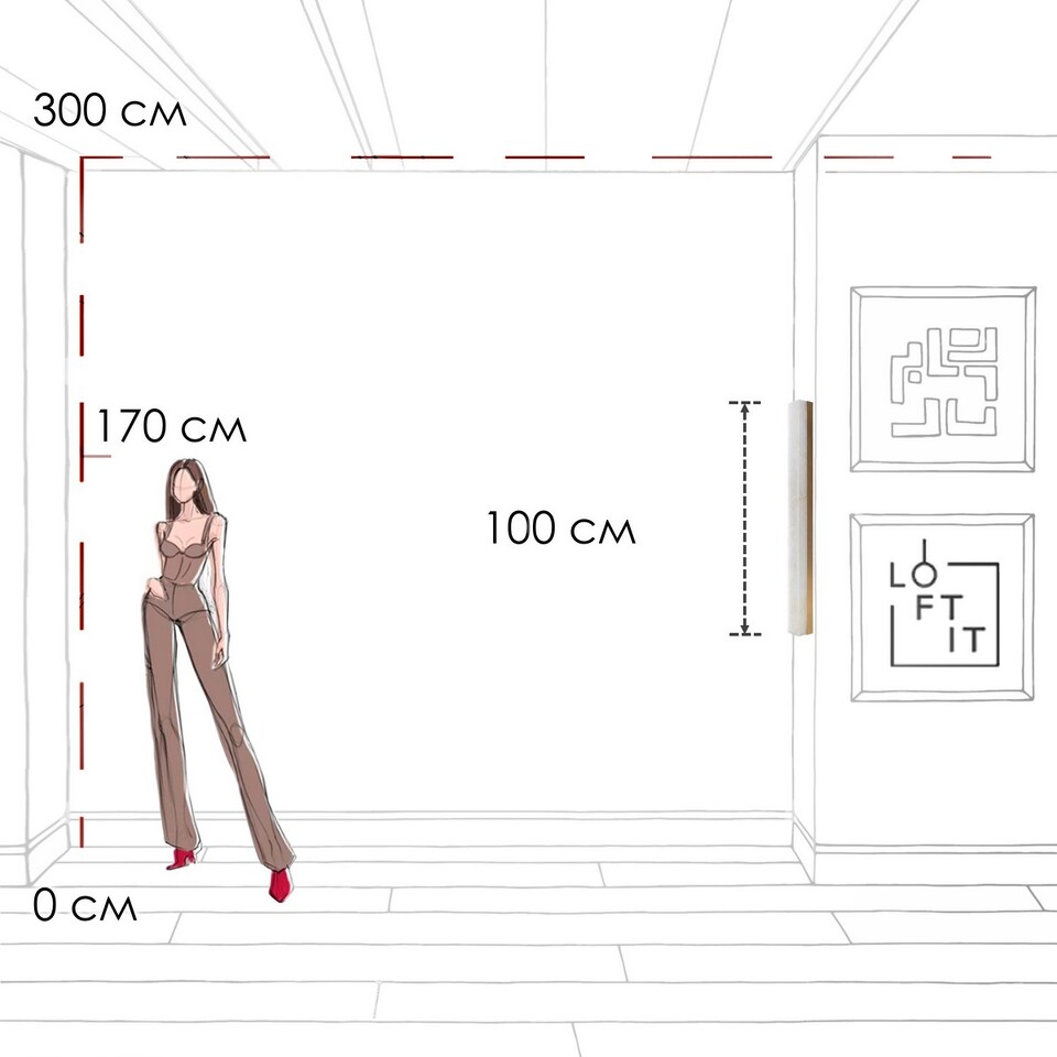 Фото №8  10408W/1000 Настенный светильник LOFT IT Mondrian