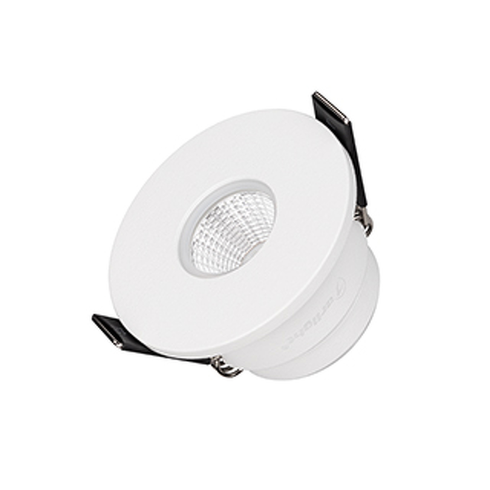 Фото №1  Arlight Светильник MS-GLORY-BUILT-R54-5W Warm3000 (WH, 60 deg, 230V) ( IP54 Металл, 5 лет)