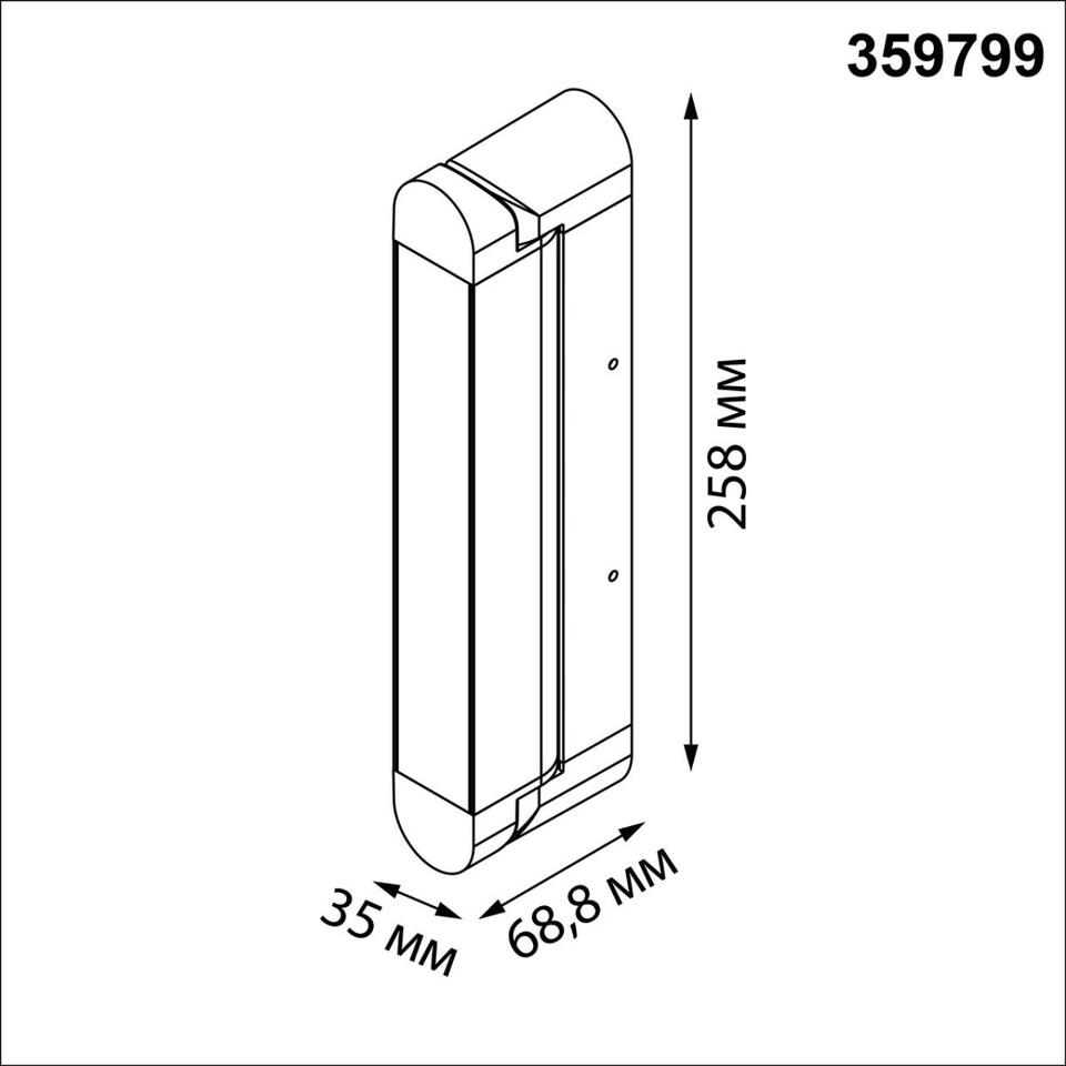 Фото №7  NOVOTECH 359799 OVER NT25 400 черный Светильник накладной с переключ. цв. температуры IP20 LED 12W 180-265V 2700К/3200К/4000К ITER