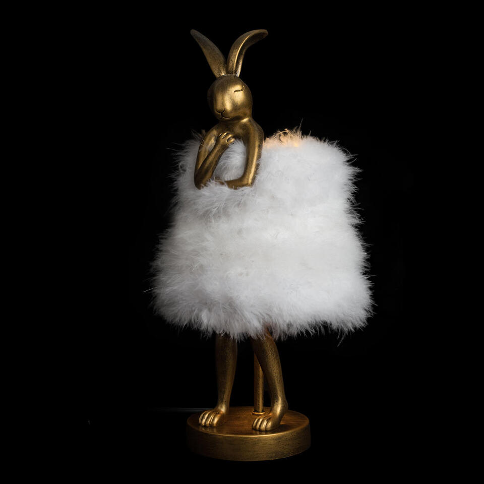 Фото №7  Настольная лампа 10315/A White fluff Настольная лампа LOFT IT Lapine