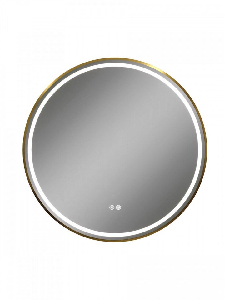 Фото №32  Watersense Зеркало Lina Supernova Gold D80, LED подсветка, сенсор, антипар T20123