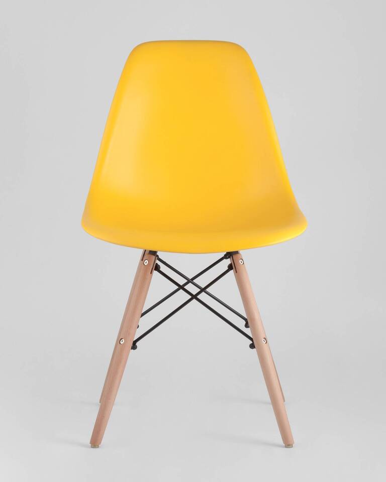 Фото №10  Стул Eames DSW желтый