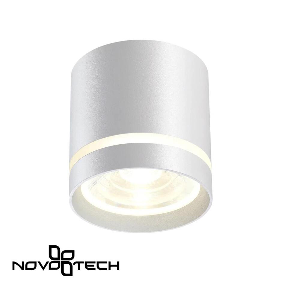 Фото №3  NOVOTECH 358492 OVER NT20 394 белый Светильник накладной IP20 LED 4000K 12W 220V ARUM