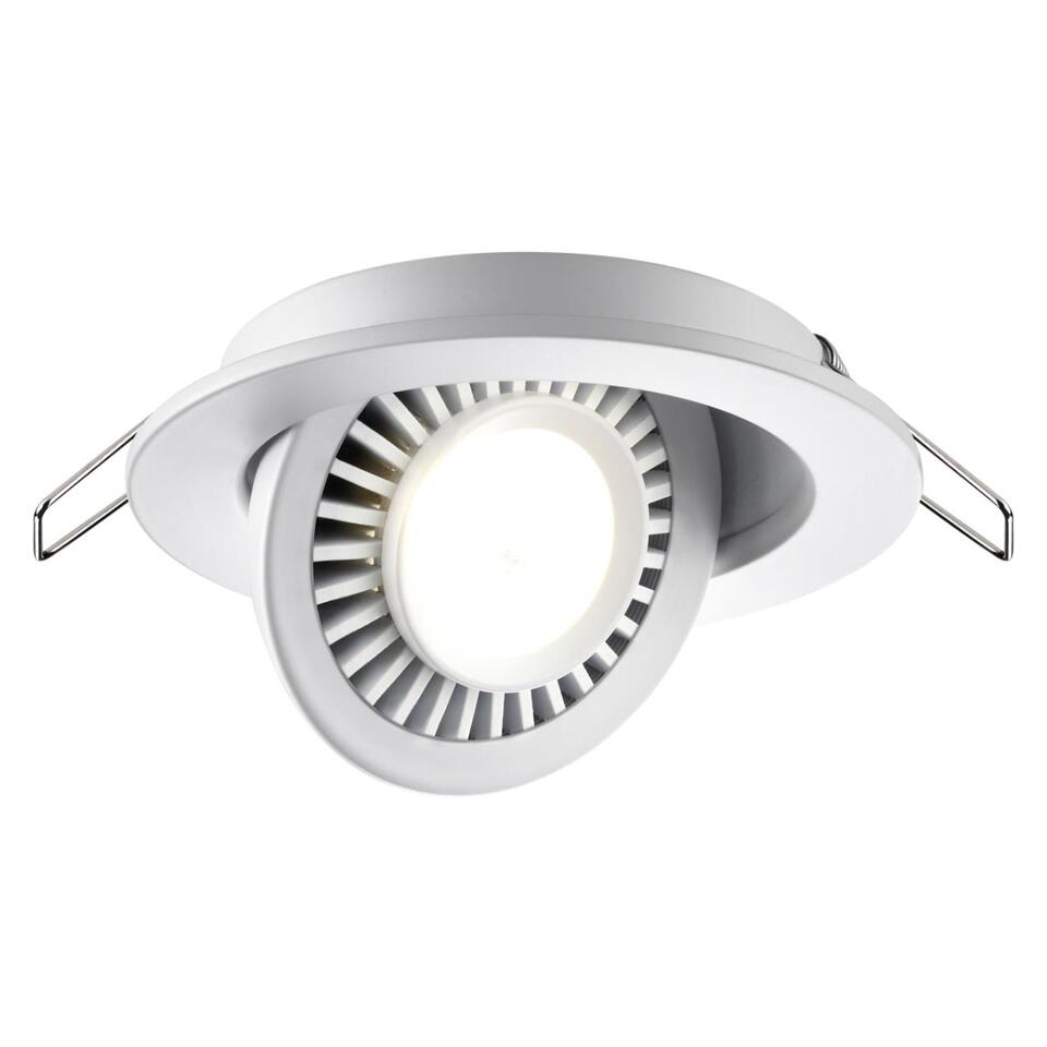Фото №7  NOVOTECH 358815 SPOT NT21 466 белый Светильник встраиваемый светодиодный IP20 LED 9W 770Лм 4000K 220V GESSO