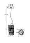Превью фото №3  Подвесной светильник Подвесной светильник Maytoni MOD124PL-L3CH3K