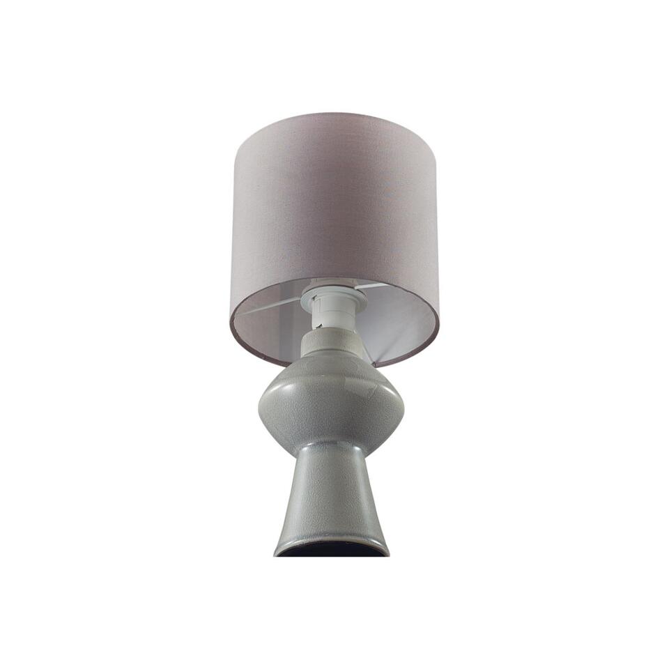 Фото №7  Настольная лампа LUMION 8129/1T MODERNI LN26 480 серый, керамика/текстиль Настольная лампа E27 1*60W 220V SEGI