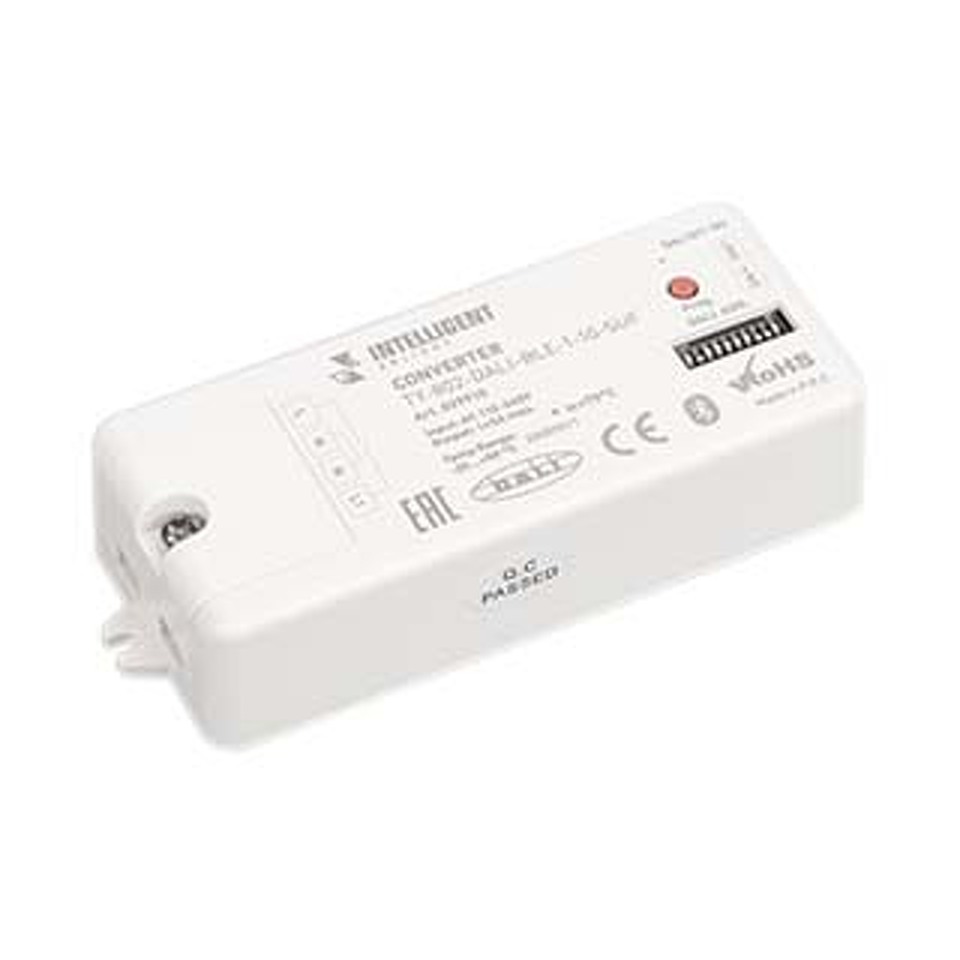 Фото №1  IARL INTELLIGENT ARLIGHT Конвертер TY-802-DALI-BLE-1-10-SUF (230V, 10A, DALI, 0-10V) ( IP20 Пластик, 3 года)