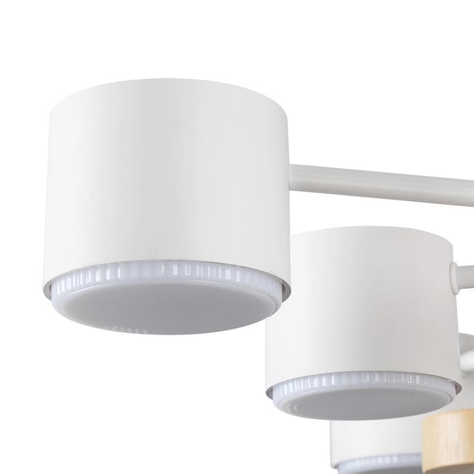 Фото №9  LUMION 8196/10C COMFI LN26 336 белый, металл/дерево/пластик Потолочный светильник LED GX53 10*9W 220V RONDO
