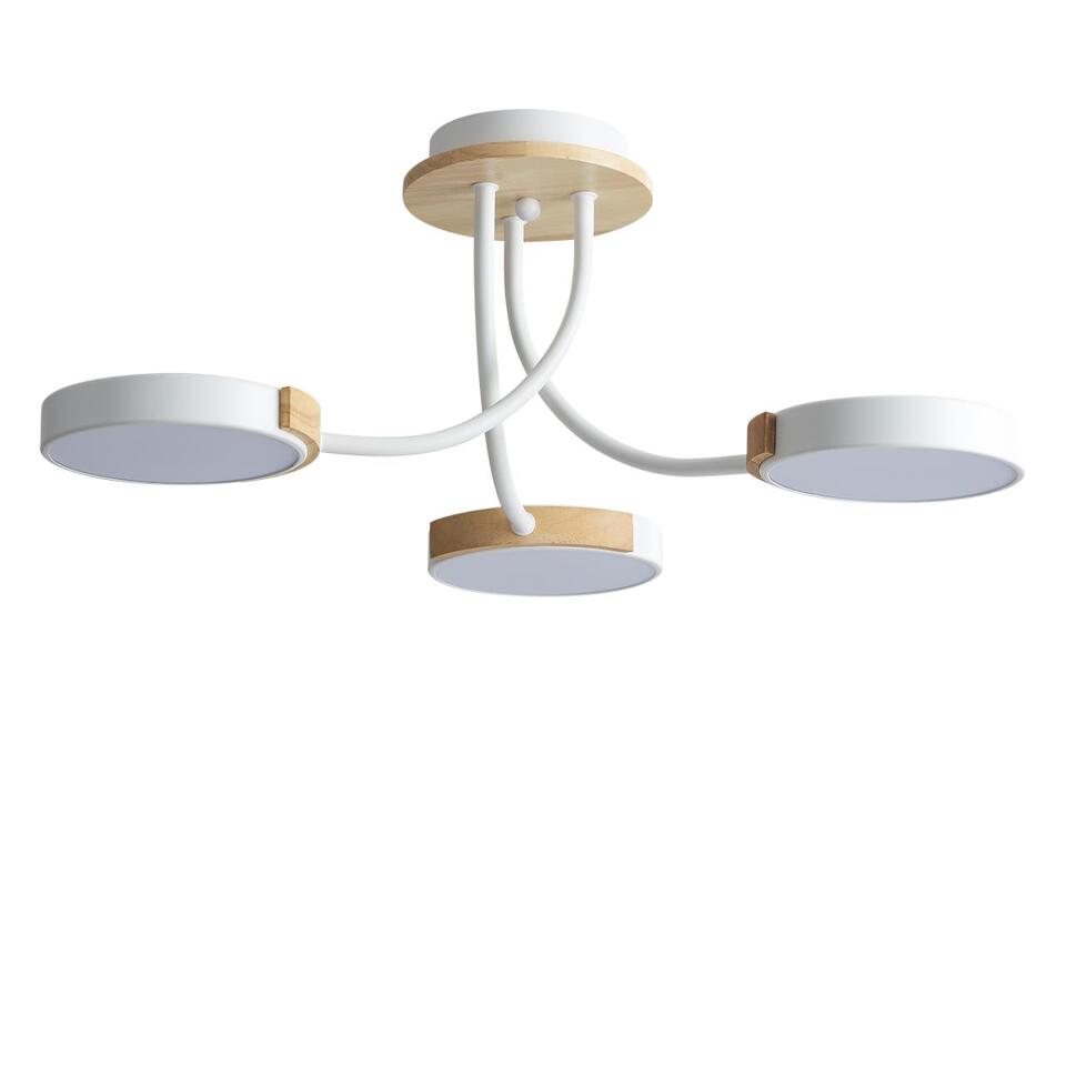 Фото №4  Люстра LUMION 5654/54CL LEDIO LN26 349 белый, дерево Люстра потолочная LED 54W  3000/4000/6000К 220V ARLEY