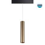 Превью фото №2  NOVOTECH 358990 SHINO NT22 161 бронза светлая/черный Трековый светильник для низковольного шинопровода, провод 0,8м IP20 LED 4000K 20W 48V FLUM