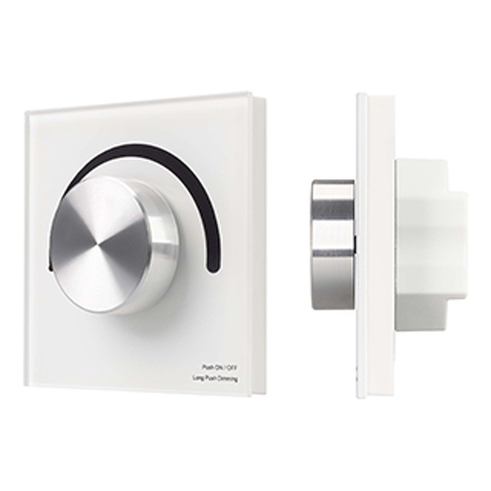 Фото №1  IARL INTELLIGENT ARLIGHT Роторная панель SMART-1-10V-301-31-DIM-IN White (24-48V, 2.4G) ( IP20 Пластик, 5 лет)
