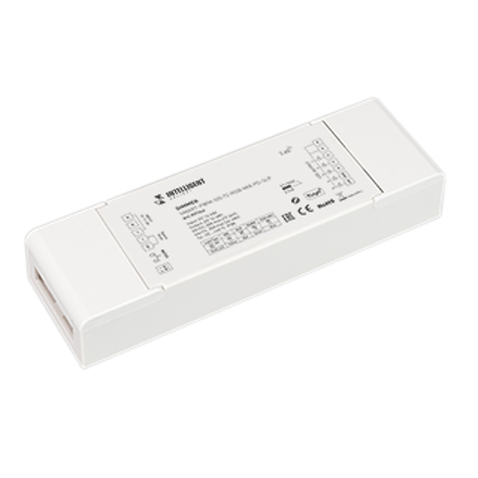 Фото №1  IARL INTELLIGENT ARLIGHT Диммер SMART-PWM-105-72-RGB-MIX-PD-SUF (12-48V, 5x6A, ZB, 2.4G) ( Контроллер)