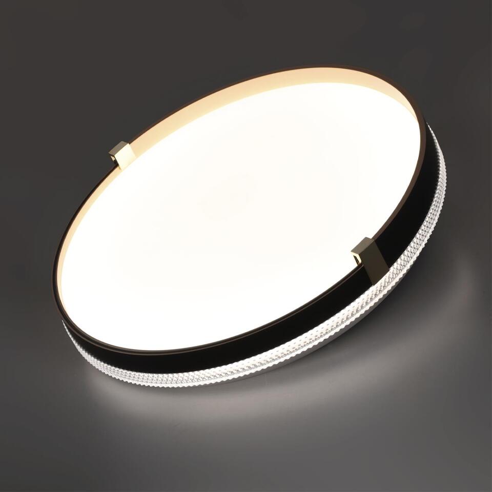 Фото №6  SONEX 7647/CL PALE SN 189 Светильник пластик/белый/черный/золотой LED 30Вт 4000К D340 IP43 OLIDI BLACK
