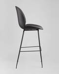 Превью фото №4  Стул барный Beetle PU со спинкой серый
