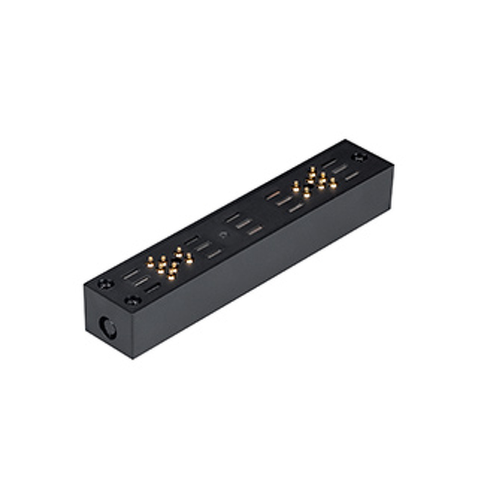 Фото №1  Arlight Коннектор прямой MAG-CON-25-I-POWER (BK, 5LN) ( IP20 Пластик, 5 лет)