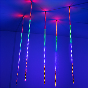Фото Ardecoled Светодиодная гирлянда ARD-ICEFALL-CLASSIC-D12-1000-5PCS-CLEAR-120LED-LIVE RGB (230V, 11W) ( IP65)