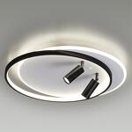 Превью фото №3  Люстра LUMION 5603/75CL LEDIO LN26 290 белый, черный Люстра потолочная LED диммир. с ДУ 87W 3000-6000К 220V NAOKO