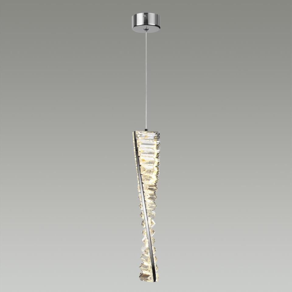 Фото №4  Подвесной светильник LUMION 5675/10L LEDIO LN26 158 хром Подвес LED 13W 3000K 220V ROSELLE