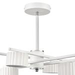 Превью фото №5  Люстра LUMION 8241/8C COMFI LN26 244 белый/хром, металл Люстра потолочная LED GX53 8*7W 220V KARINA