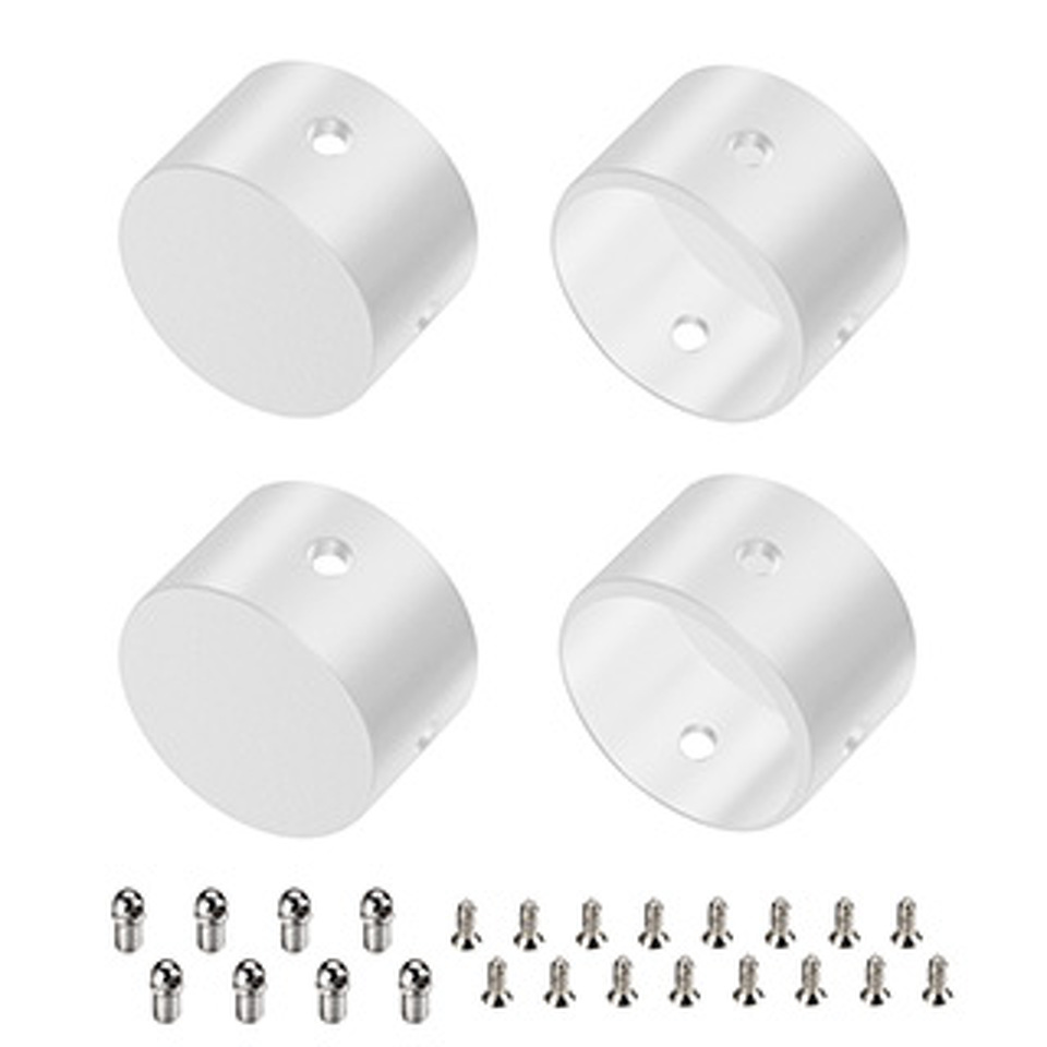 Фото №1  Arlight Заглушка WPH-FLEX-D22-360deg WHITE ALU глухая ( Металл)