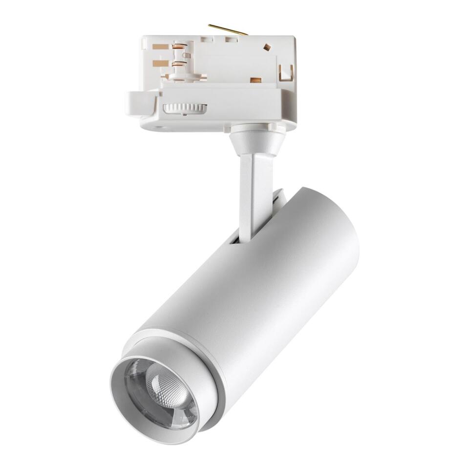 Фото №9  NOVOTECH 359030 PORT NT23 266 белый Трехфазный трековый светильник с переключателем цветовой температуры и мощности IP20 LED 3000К\4000К\6000К 5W/9W/13W 220V N