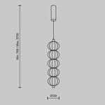 Превью фото №6  Подвесной светильник Подвесной светильник Maytoni MOD216PL-L10G3K