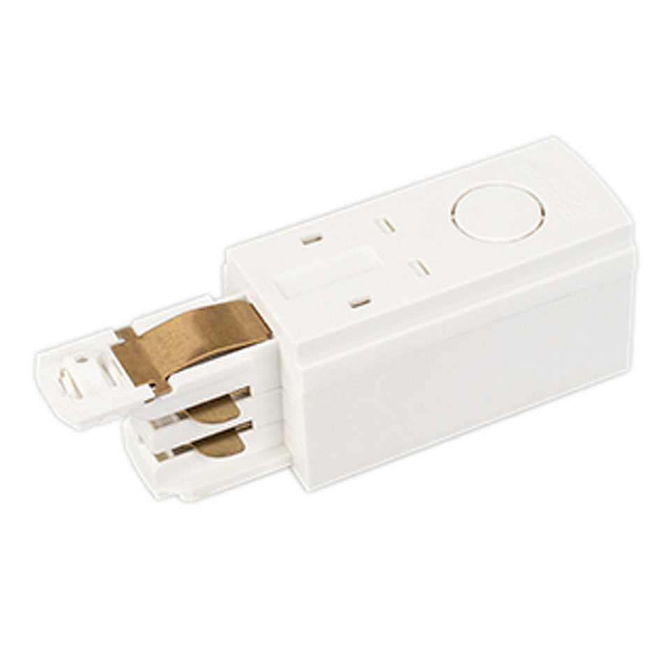 Фото №1  Arlight Коннектор питания LGD-4TR-CON-POWER-R-WH (D) ( IP20 Пластик, 3 года)