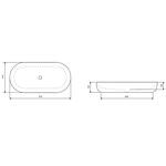 Превью фото №3  Раковина Умывальник EXCELLENT Jima 82