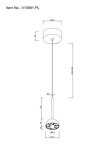 Превью фото №5  Подвесной светильник Светильник подвесной светодиодный Moderli V10891-PL Fiona