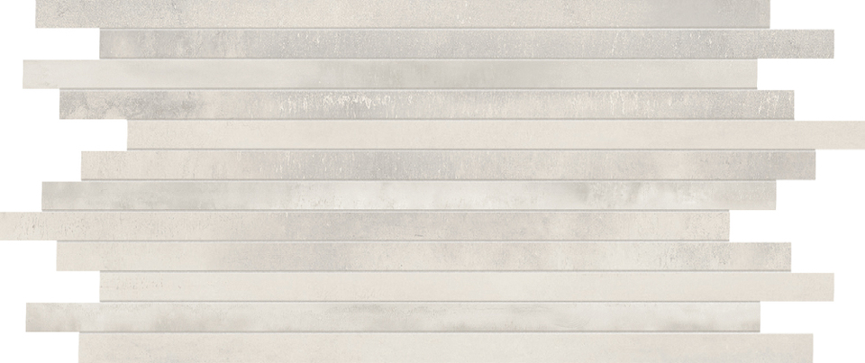 Фото №1  Мозаика ASCOT Мозаика STICK STEELWALK CROME RETT/LAPP 29,6X59,5