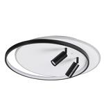 Превью фото №1  Люстра LUMION 5603/75CL LEDIO LN26 290 белый, черный Люстра потолочная LED диммир. с ДУ 87W 3000-6000К 220V NAOKO