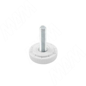 Фото PULSE Ножка мебельная, М6x20, белая (PI01.M6X20.WH)