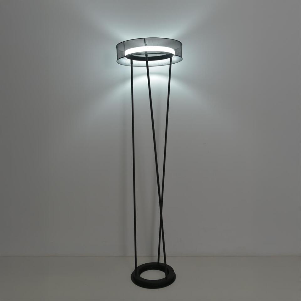 Фото №8  Торшер LUMION 8370/30FL LEDIO LN26 304 черный, металл/силикон Торшер LED 30W 3000/4000/6000K 220V ALVA